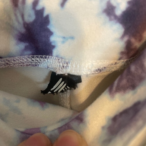 RBX Womens Activewear Workout Athleisure Gym Crop Capri Leggings Purple XS/Small - Picture 4 of 10